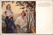 1910s Russian Artist-Signed Postcard 