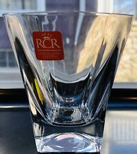 RCR Fusion Clear Free Life Double Old Fashioned Square 9.75 OZ Tumbler MCM Set picture