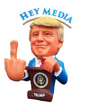 Presiden Trump Bobble Middle Finger Bobblehead F##K The Media  F##K The Liberals picture