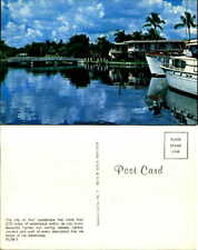 Fort Lauderdale Florida FL waterway sailboat boat yacht 1970s picture