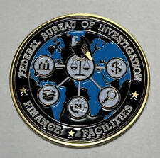 FBI Finance and Facilities Challenge Coin picture