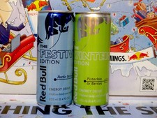 Lot of 2 Red Bull Winter Festive Edition 2026 Pistachio & Berries Arctic Berry picture