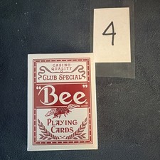 2011 Bee Club Special Titanium Red Diamond Back Theory 11 Deck 1st Edition New picture