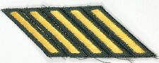 US Army Vintage Green Patches Military Star Stripes Soldier picture
