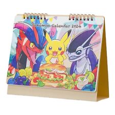 Pokemon Calendar 2024 Desktop Monthly Calendar Pokemon Center  Pikachu Japan picture