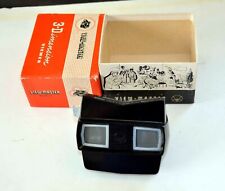 VIEWMASTER MODEL E BLACK MODEL BOXED CLEAN VIEWER ,advance level missing working picture