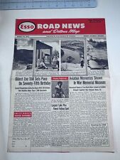 Esso Road News and Detour Map August 20, 1949 Middle Atlantic Edition picture