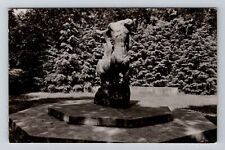 Monticello, IL-Illinois, Death Of Last Centaur Statue Antique, Vintage Postcard picture