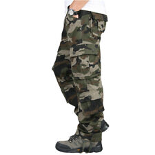  US Men's Cargo Pants 100% Cotton Work Trousers Tactical Combat Outdoor Pant picture