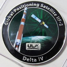 ORIGINAL ULA GPS IIF-2 DELTA IV SPACE LAUNCH COIN MISSION SUCCESS  RJG picture