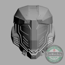 Galactic Armory Spartan HALO mashup helmet custom head for action figures picture