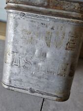 Vtg 1940s 50s Prince Castle Ice Cream Metal Container Etched Upcycle Repurpose  picture
