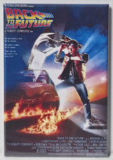 Back to the Future Poster 2"x3" Fridge Locker MAGNET  Flux Comedy picture