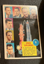 1963 Topps Astronauts 3D Trading Card - #6 Space Explorers - VG condition picture