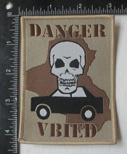 IRAQI FREEDOM VBIED SKULL PATCH Vehicle Borne Improvised Explosive Device picture