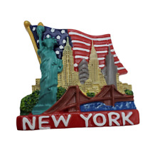 New York City Landmark Refrigerator Fridge Magnet Liberty Statue Empire Souvenir picture