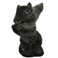 Vintage The Aardik Collection Squirrell with Nut Soapstone Sculpture Canada EUC picture