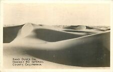 RPPC Postcard California Imperial County Sand Dunes Highway 80 1945 23-3922 picture