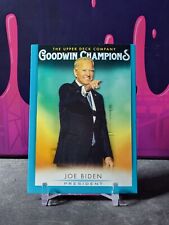 Joe Biden 2021 Upper Deck Goodwin Champions Turquoise Parallel #2 President USA picture
