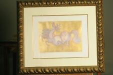 Guillaume Azoulay Hidden Horse 2006 Signed 21/100 Gold Leaf Serigraph, Framed picture