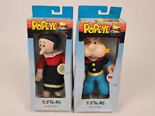 Vtg 1990 Popeye & Olive Oyl Toy Toons Stuffed Figure Doll Cartoon Comic Strip picture