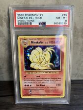 2016 Pokemon Evolutions XY Clefairy Holo PSA 9 Poliwrath And Ninetails PSA 8’s picture