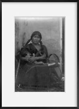 c1908 Oct. 26 photograph of Baby nursing Summary: Indian woman breast feeding ba picture