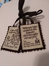 Brown Scapular 100 % wool made in USA picture