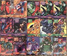 Lot Of 34 Rare 1995 Marvel Overpower Mission Cards Feat Spider-Man X-Men More picture
