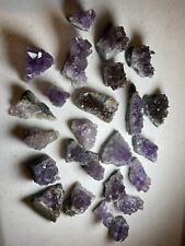 Bulk 1/2 Kilo 1.1 Lb Druzy Purple Amethyst Geode Crystal Cluster Variety Brazil picture