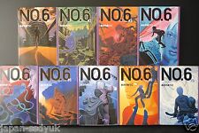 JAPAN Atsuko Asano novel: No. 6 (Number six) 1~9 Tankoubon version Complete Set picture