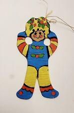Vintage 1960s Christmas Ornament Gingerbread Man 3