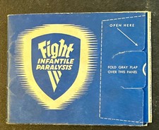 March of Dimes Donation Envelope/Coin Card Mailer "Fight Infantile Paralysis" picture