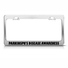 Parkinson'S Disease Awareness Steel Metal License Plate Frame picture