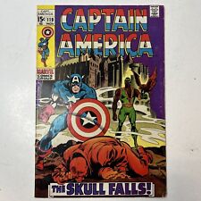 Marvel Comics - Captain America - #119 - The Skull Falls - Good Condition picture