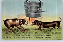 Postcard New York Buffalo Strong Steel Foundry Co Posted to Providence Rhode Isl picture