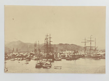Whaling Ships and Merchant Fleet Honolulu Harbor 1880 Hawaii Postcard Unposted picture