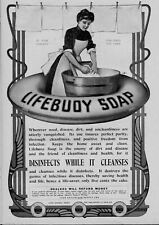 LIFEBUOY SOAP DISINFECTS WHILE IT CLEANSES DESTROYS INFECTIOUS DISEASE GERMS picture
