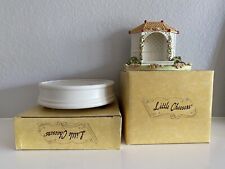 Vintage Ganz 1992 Little Cheesers Gazebo Base & White Musical Base Figurines picture