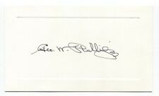 George Wallace Phillips Signed Card Autographed Vintage Signature Pastor Author picture