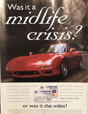 PRINT AD 1996 Citibank AAdvantage Credit Card Was It Midlife Crisis Or The Miles picture