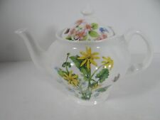 Stechcol Gracie Bone China Teapot Coastline Imports Floral Butterfly 4 Cup picture