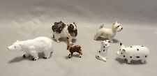 Lot of 6 Miniature Porcelain Animals picture