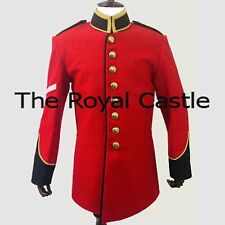 New British Jones Lance Parade Corporal Army Red/Black Cuff Wool Tunic Fast Ship picture