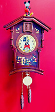 RARE 2008 Bradford Exchange DISNEY MEMORIES OF MICKY MOUSE Cuckoo Clock WORKS picture