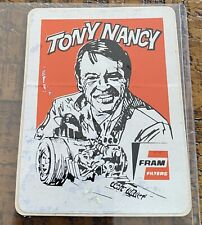 Vintage Nhra Drag Racing Sticker Tony Nancy picture