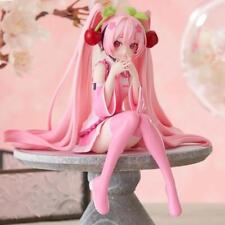 New Hatsune Miku Anime Figure Pink Dress Pvc Model Action Toy Cherry Pink No Box picture