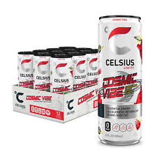CELSIUS Sparkling Cosmic Vibe, Functional Essential Energy Drink 12 fl oz Can picture