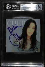 CHER  “Believe” Signed Color CD Booklet BECKETT BAS (Grad Collection) picture