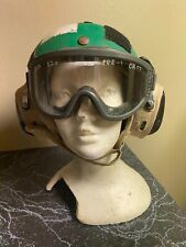 Impact resistant Flight Deck Crewman's Helmet w/Goggles  -  Size 7 1/2 picture